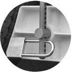 Camco Wheel Stop W/ Lock