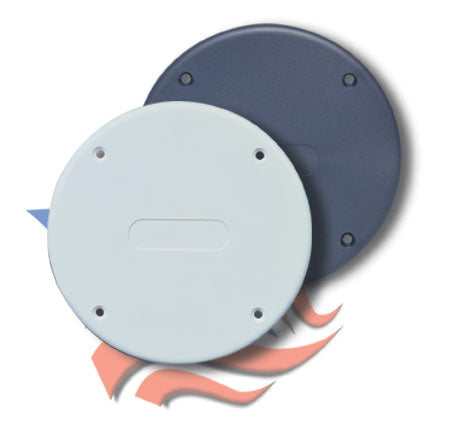 Beckson Coverplate 6.5" Abs White