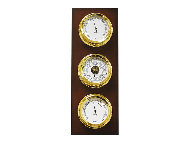 Golden Nautical Weather Station Brass - EG - Steveston Marine and Hardware