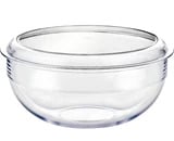 Palm Unbreakable Salad Bowl With Clear Lid