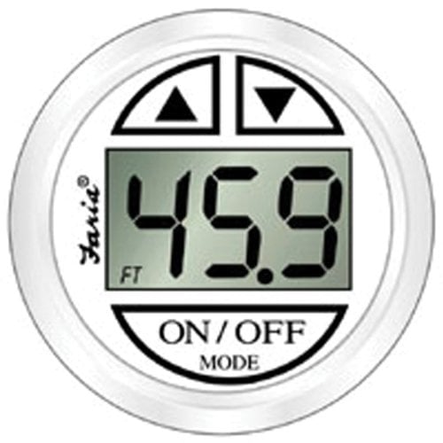Faria Depth Sounder In-Hull S/S White