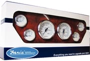 Faria Gauge Set 6 Chesapeak Ss White