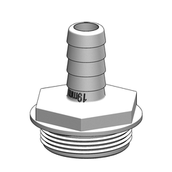 Tru Design Aquavalve Hose Barb Straight 19mm - 90251 - Steveston Marine and Hardware