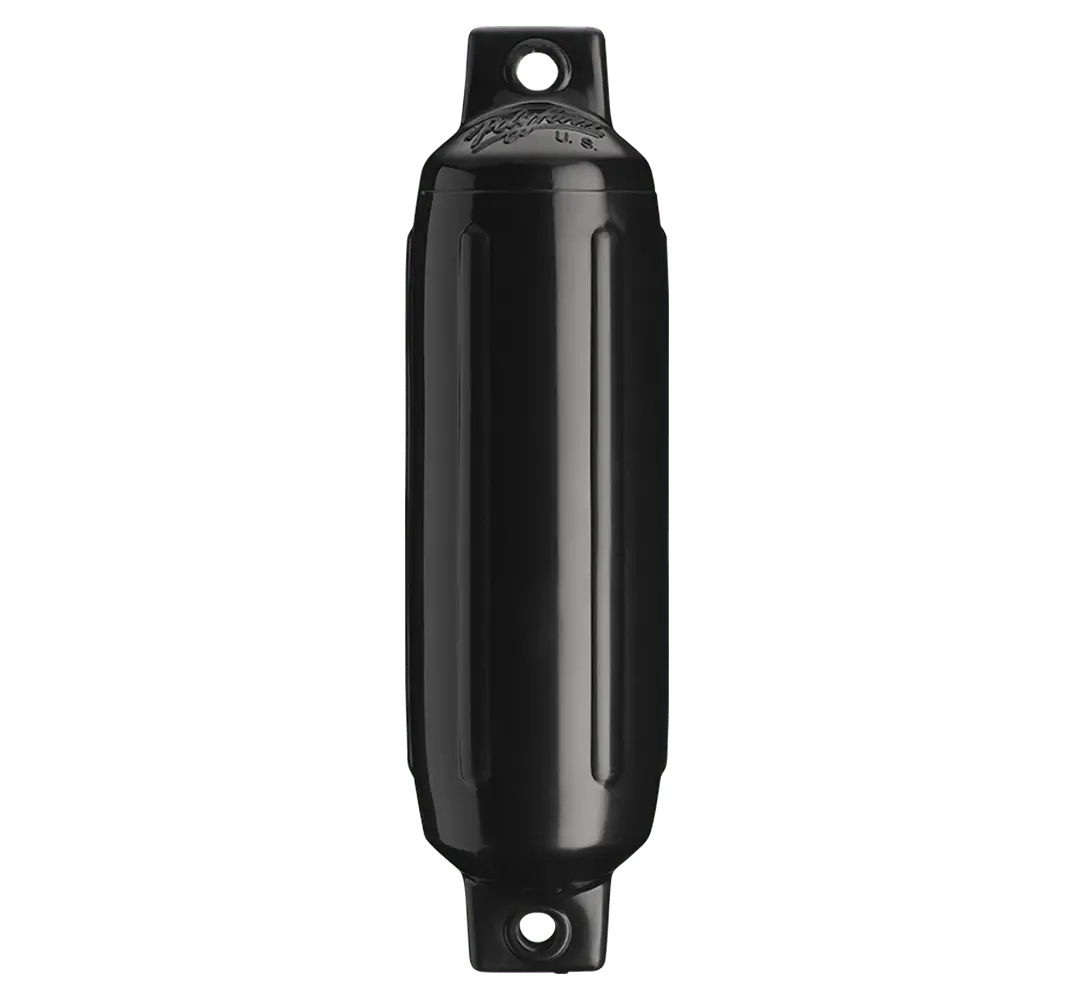 Polyform G6 10.5 X 30 Twin Eye Fender Black - Steveston Marine and Hardware