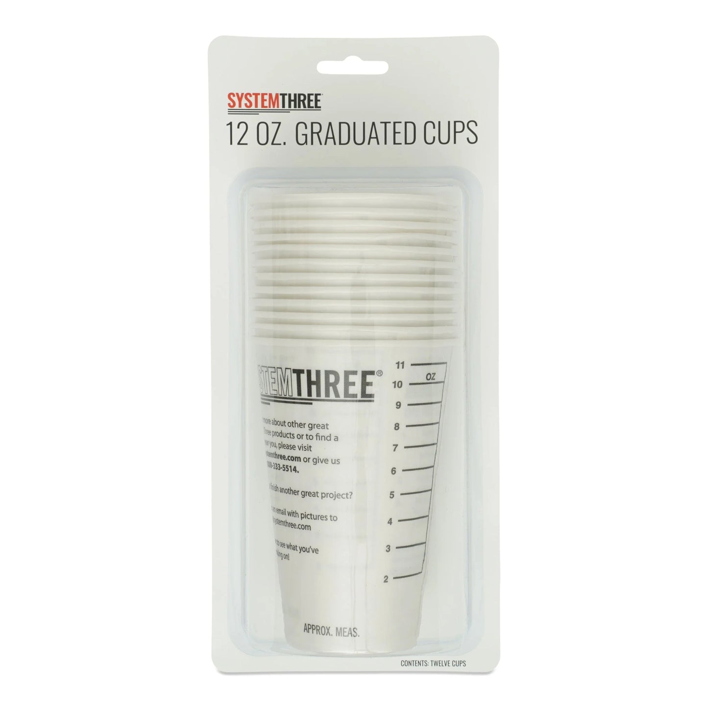 System Three 1Oz Graduatd Mxng Cup(Slv-100)
