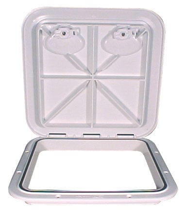 Beckson Hatch Rect. 15"X15" White