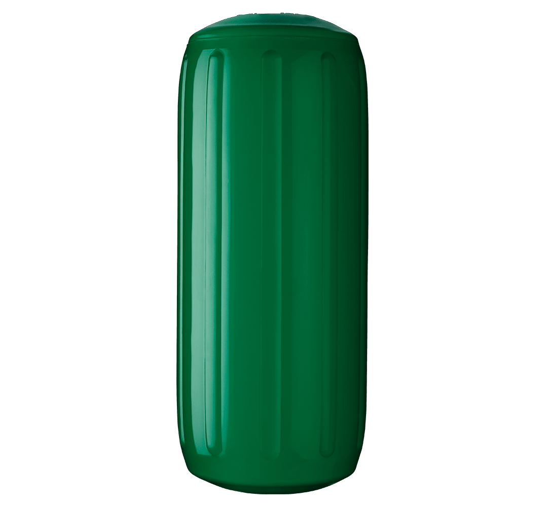 Polyform HTM2 8 X 20 Center Tube Fender Forest Green - Steveston Marine and Hardware