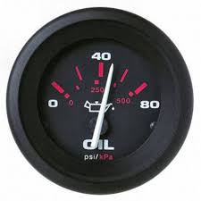 Seastar Instruments Oil Pressure 0-80Psi