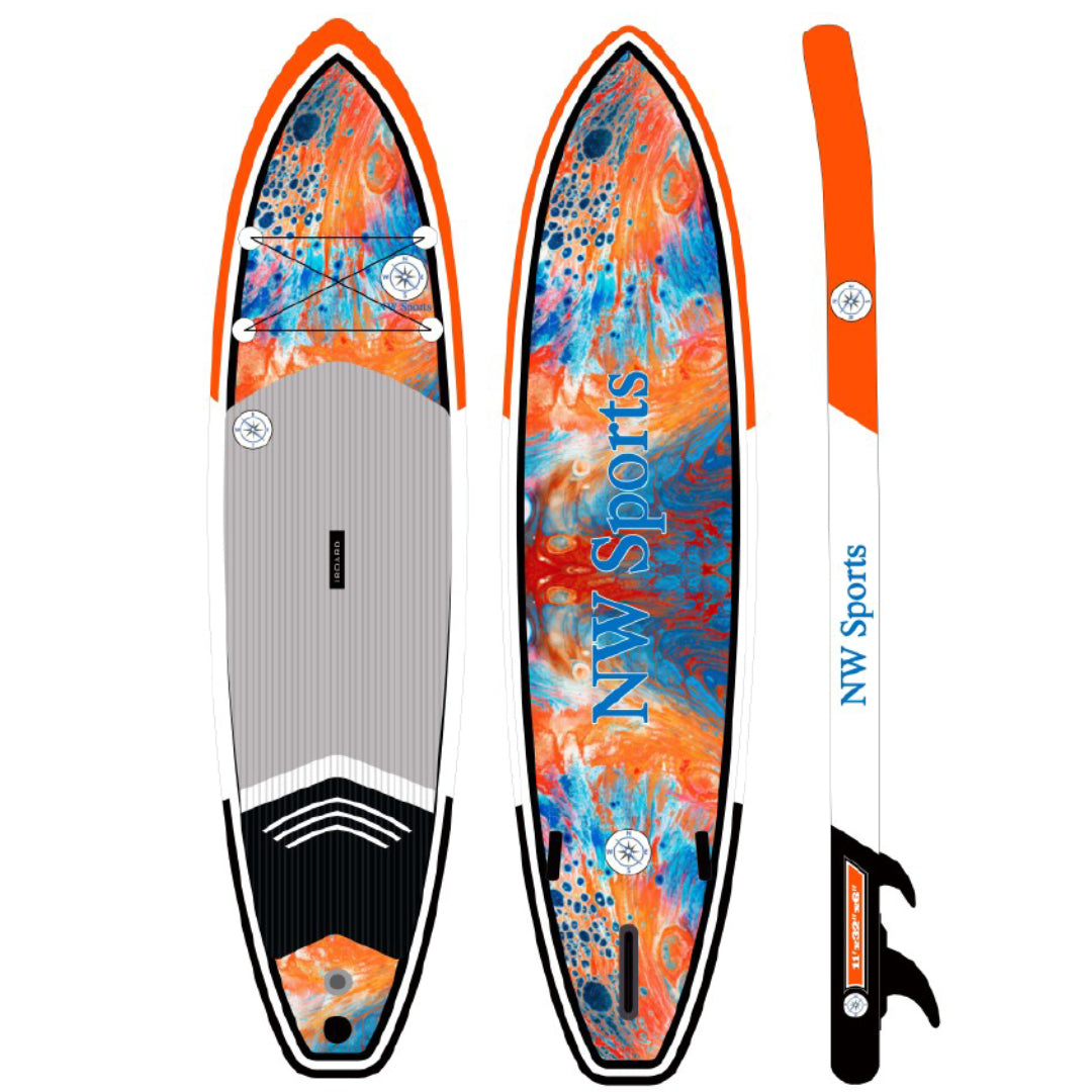 Bravo ISUP Inflatable Paddle Board Orange-01SUP1101