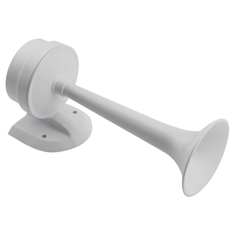 Trumpet Electric Horn, White - Steveston Marine and Hardware