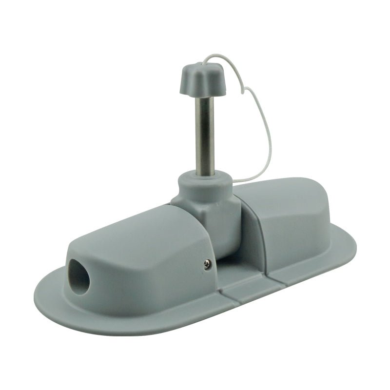 Rowlock Socket with Metal Pin, Grey - Steveston Marine and Hardware