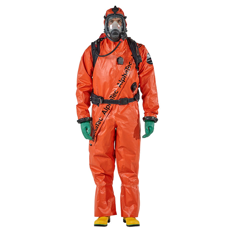 Chemical Suit "Gas Tight, AlphaTec, TR, Light Type", L, Orange