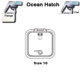 Lewmar Hatch Ocean 10 Flange