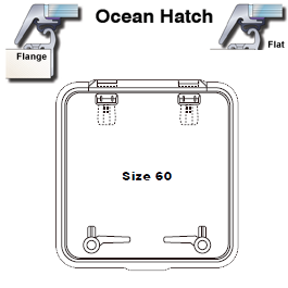 Lewmar Hatch Ocean 60 Flat