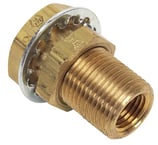 Moeller Fitting-Bulkhead Brass 1/4Fnpt