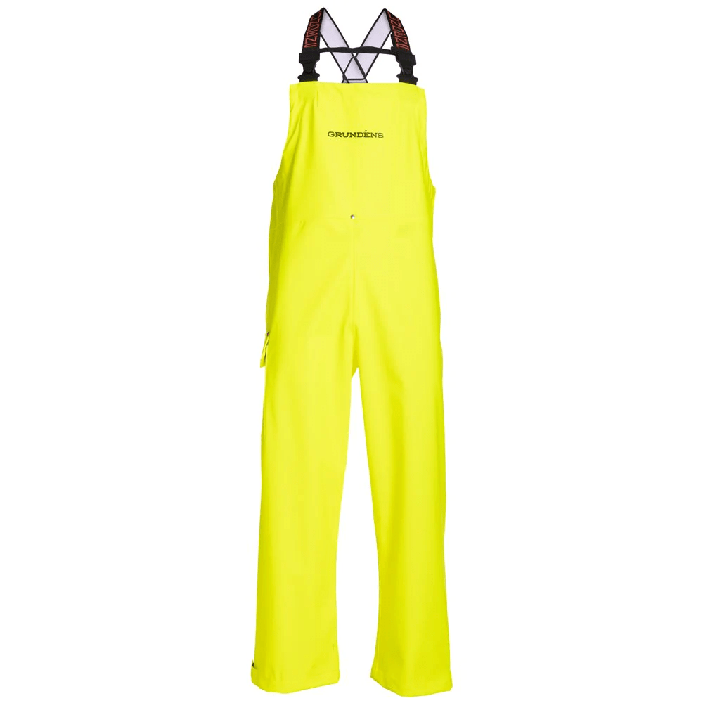 Grundens Neptune 509 Commercial Fishing Bib Pants Hi - Vis - Yellow - 10075 - Steveston Marine and Hardware