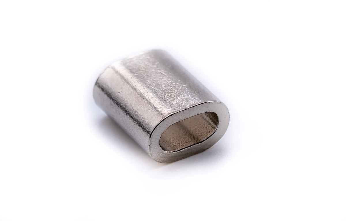 Copper Ferrule 1/8". Nickel-Plated