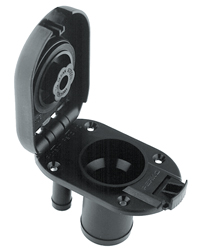 Perko Fill Water W/Vent Black