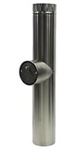 Dickinson 4"X7" Stainless Steel Pipe With Damper