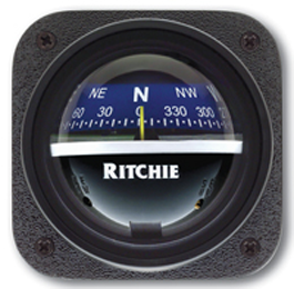 Ritchie Compass Explorer Bulkhead Mount Blue Card