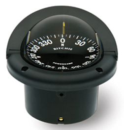 Ritchie Compass Helmsman Flush Black - Steveston Marine and Hardware