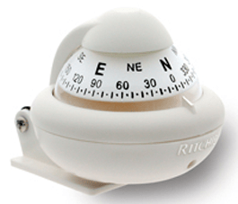 Ritchie Compass Sport X 10 White - Steveston Marine and Hardware