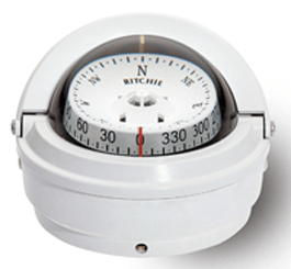 Ritchie Compass Voyager Surf Mnt Wht - Steveston Marine and Hardware