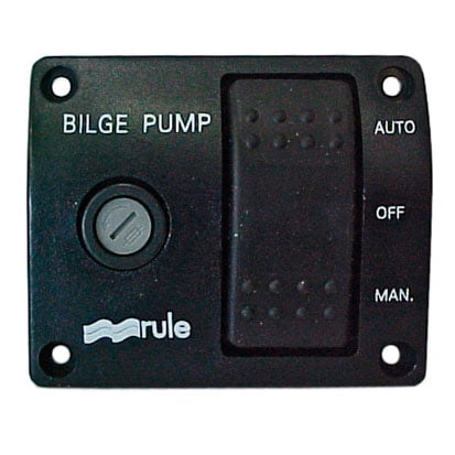 Rule 43 Switch Panel Plastic 12V Rocker