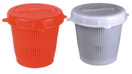 Scotty Bait Jar Fluorescent Red - Steveston Marine and Hardware