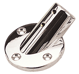 Seadog Base Round 30Deg 7/8" Chrome