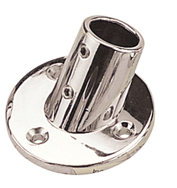 Seadog Base Round 60Deg 7/8" Chrome
