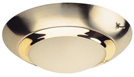 Seadog Dome Light 4 Lens Stainless Steel Gold Trim - Steveston Marine and Hardware