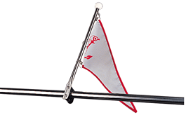 Seadog Flagpole Stainless Steel Rail Mount - Steveston Marine and Hardware
