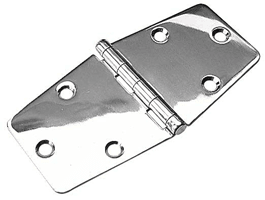 Seadog Hinge Locker Stainless Steel 3X6 - Steveston Marine and Hardware