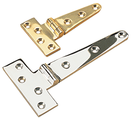 Seadog Hinge T 4 Chrome Brass - Steveston Marine and Hardware
