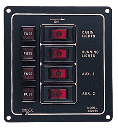Seadog Panel Switch Vert 4 Sw - Steveston Marine and Hardware