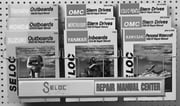Seloc Publications Display Rack-Free W/18 Manuals