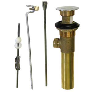 Ambassador Marine Pol.Chrome Pop-Up Drain Kit