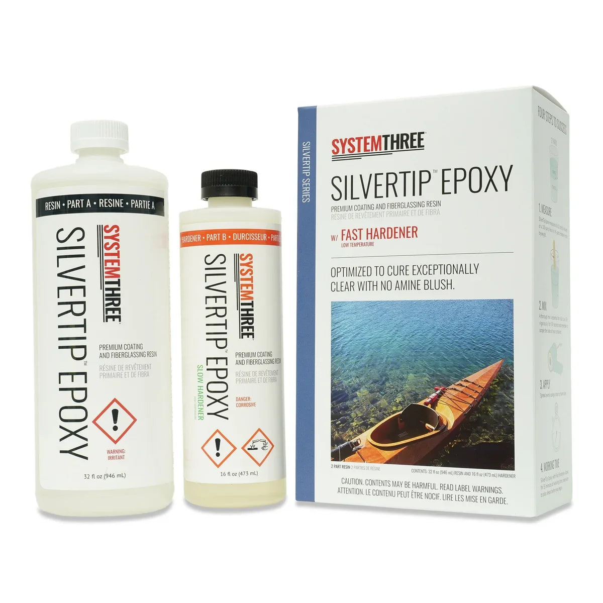 System Three SilverTip with Slow Hardener 1.5 Gallon Kit