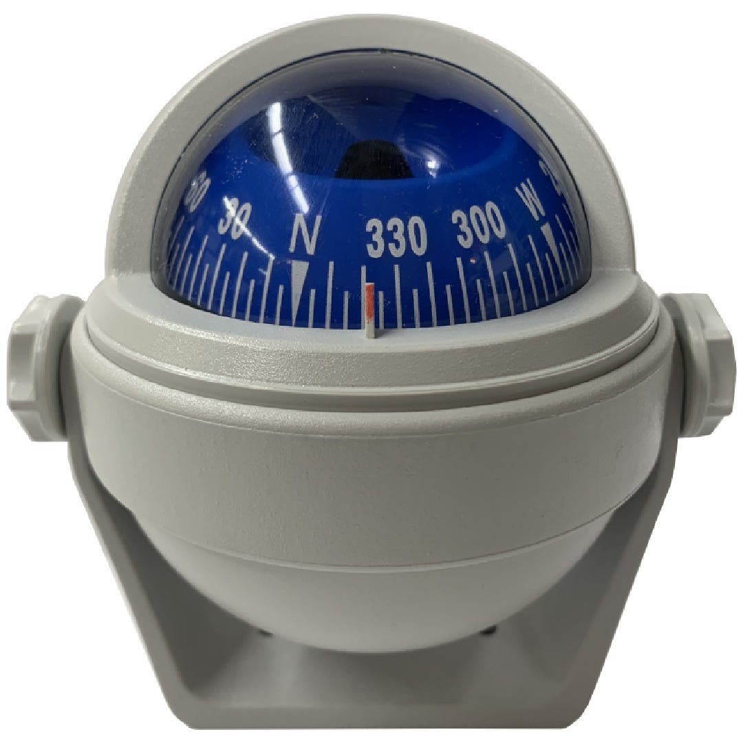 Riviera Stella Bracket Mount Compass Grey - Steveston Marine and Hardware