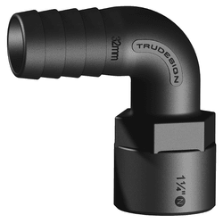 Tru Design 90 Degree Hose Barb Female Thread - 1 - 1/4 - 90839 - Steveston Marine and Hardware