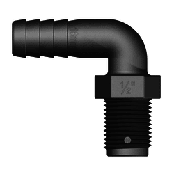Tru Design 90 Degree Hose Barb - 1/2 - 90905 - Steveston Marine and Hardware