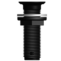 Tru Design Thruhull Flush Black - 1/2 - 91237 - Steveston Marine and Hardware