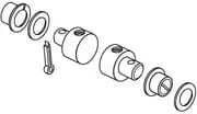 Teleflex 3300 Brass Pivot Kit F/Ch4400& - Steveston Marine and Hardware