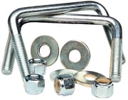 Tie Down Engineering U-Bolts 1/2 4 1/8 X3 2/Cd