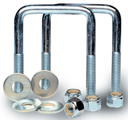 Tie Down U Bolt Pltd 1 2X3 1 8X3 - Steveston Marine and Hardware