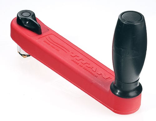 Lewmar Titan 10" Floating Locking Red Winch Handle