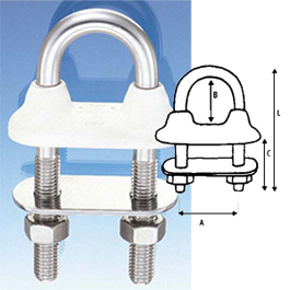 Wichard Bow Eye White Waterproof1/4X2 5/32