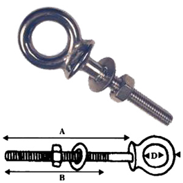 Wichard Eye Bolt 12Mm X 4-3/4"