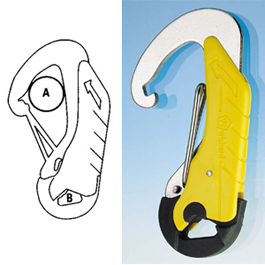 Wichard Hook Safety Dbl Action 4 17/32"